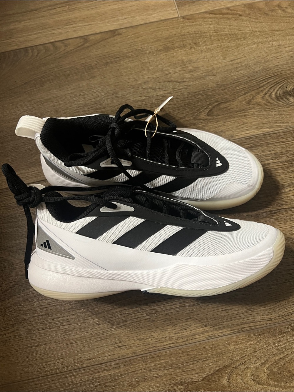 adidas White and Black Low-Top Sneakers